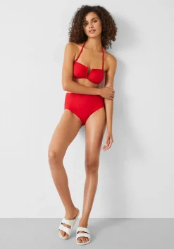hush Swimwear & Beachwear|Billie Bandeau Bikini Top Redcoat