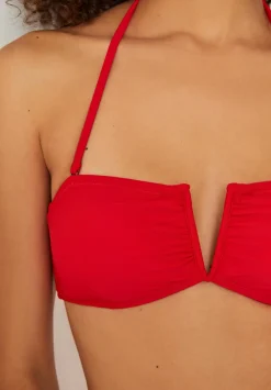 hush Swimwear & Beachwear|Billie Bandeau Bikini Top Redcoat