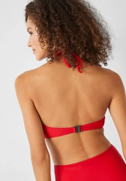 hush Swimwear & Beachwear|Billie Bandeau Bikini Top Redcoat