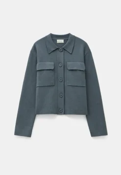 hush Jumpers & Cardigans|Jackets & Coats|Bobbie Shirt Jacket with Wool Sage Green