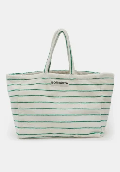 hush Bags|Bongusta Weekend Bag Green Stripe