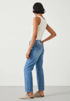 hush Jeans|Boyfriend Jean Mid Authentic Wash (Denim)