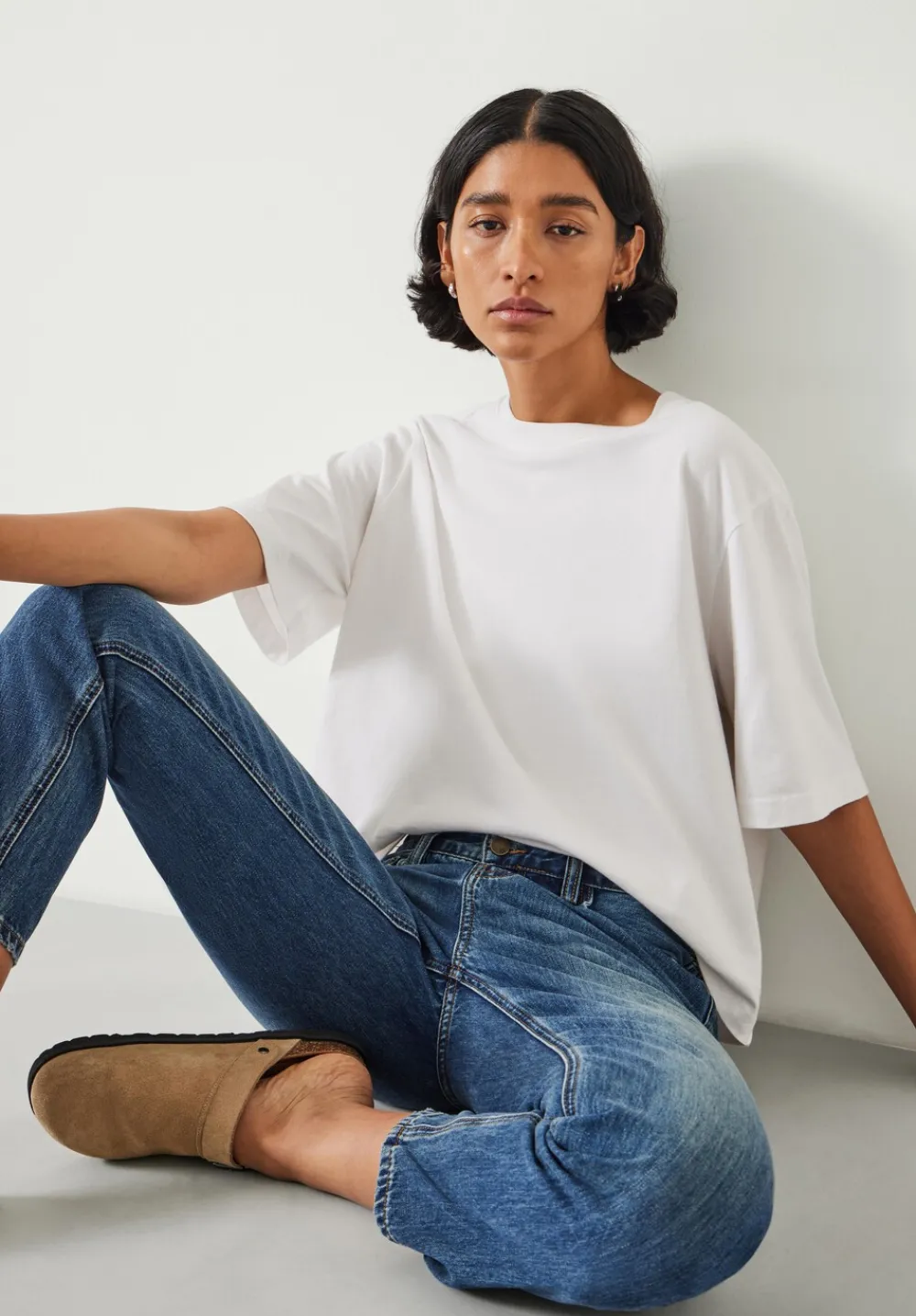 hush Jeans|Boyfriend Jean Vintage Wash Blue