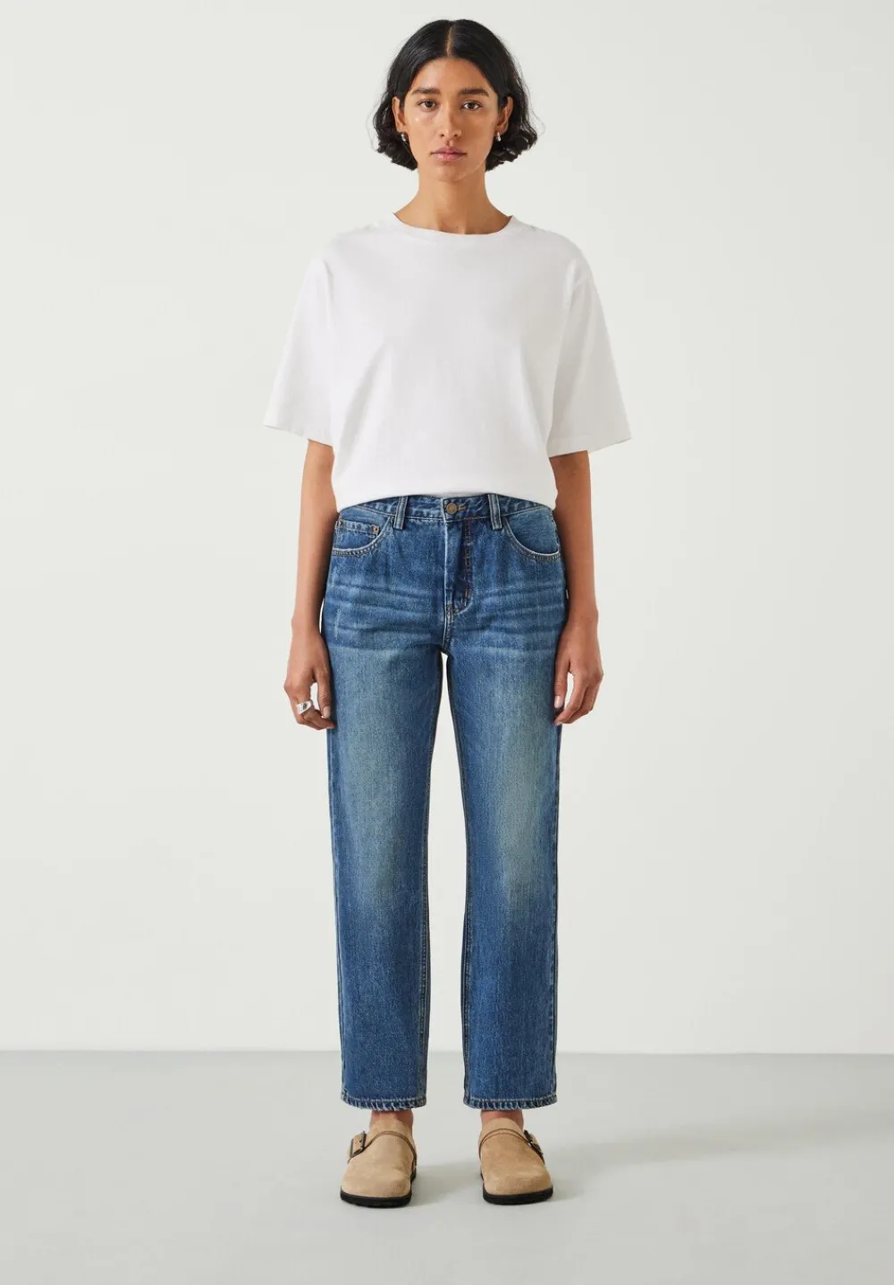 hush Jeans|Boyfriend Jean Vintage Wash Blue