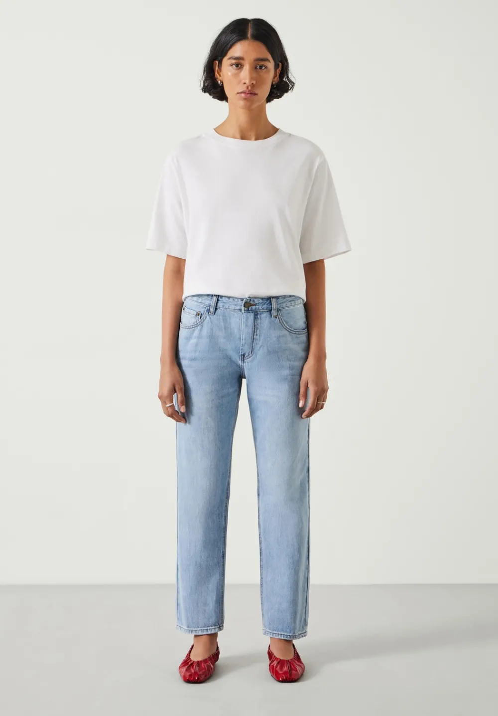 hush Jeans|Boyfriend Jeans Pale Blue Authentic