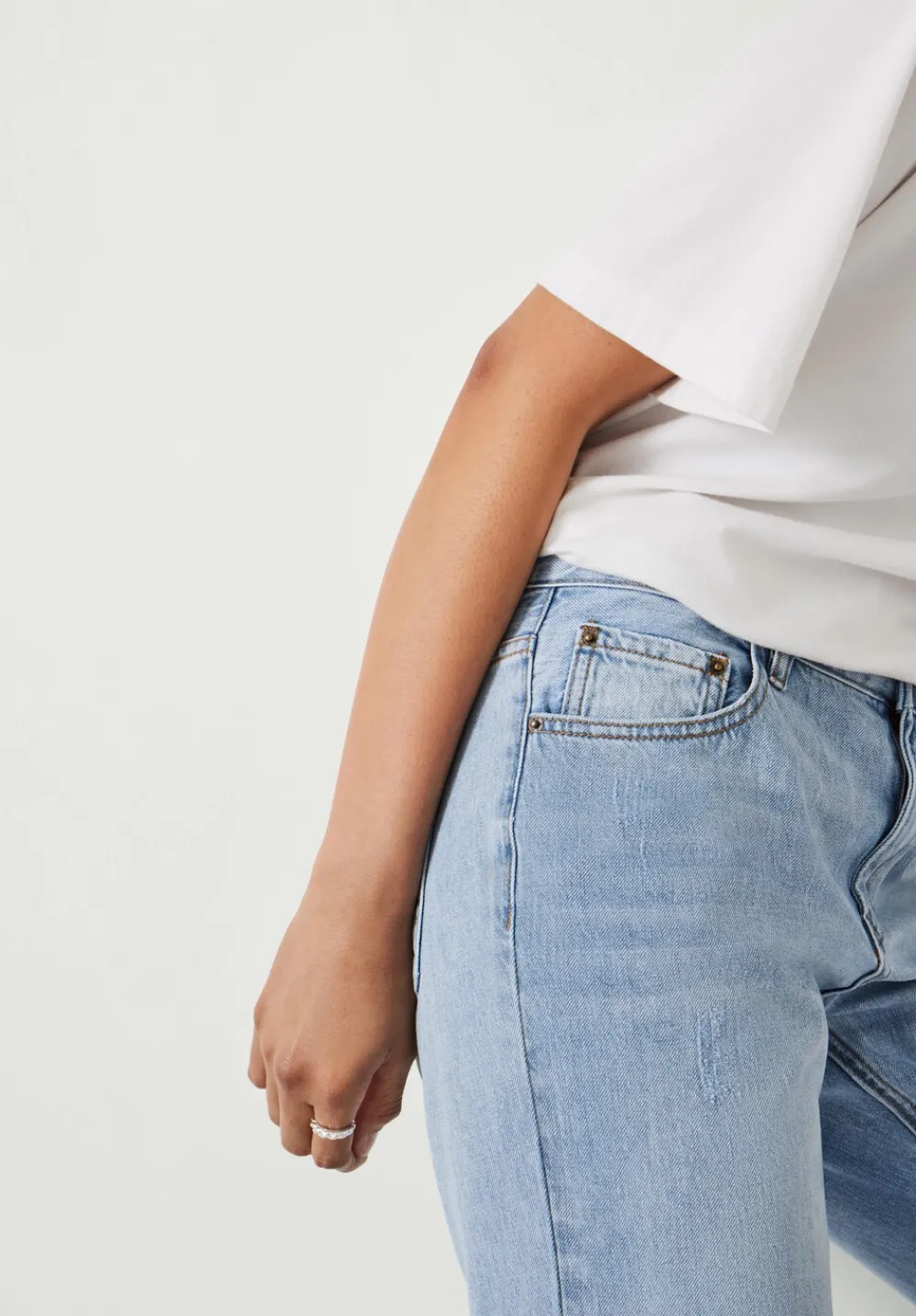 hush Jeans|Boyfriend Jeans Pale Blue Authentic