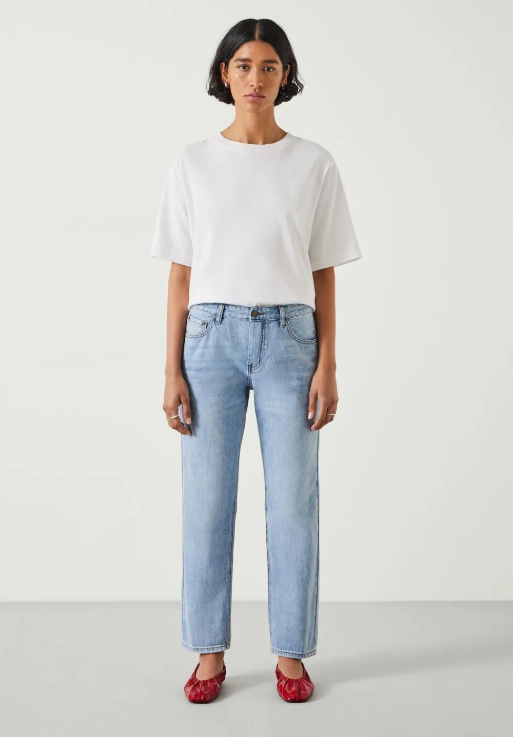hush Jeans|Boyfriend Jeans Pale Blue Authentic