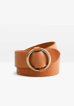 hush Belts|Brindisi Belt Tan/Gold