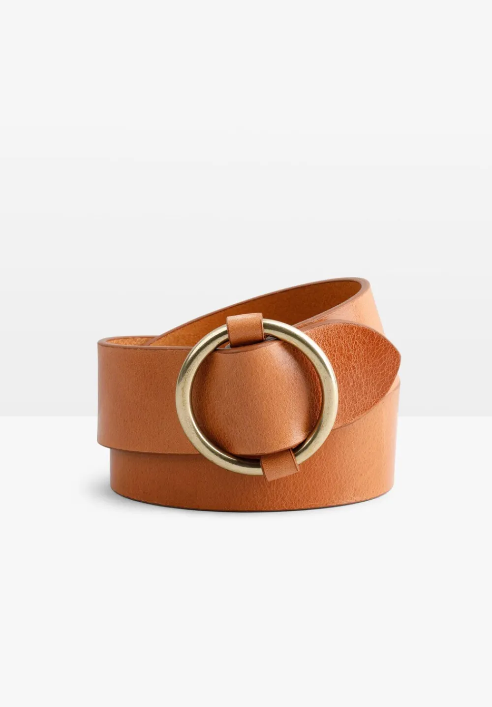 hush Belts|Brindisi Belt Tan/Gold