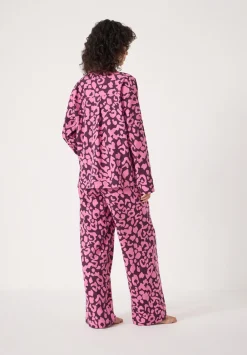 hush Pyjamas & Nightwear|Brushed Cotton Animal Print Pyjamas Pink Mix