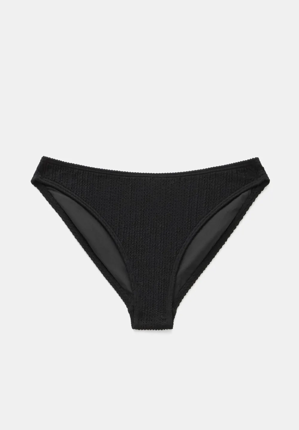 hush Swimwear & Beachwear|Cally Classic Crinkle Bikini Bottoms Black