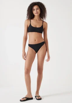 hush Swimwear & Beachwear|Cally Classic Texture Bikini Bottoms Black