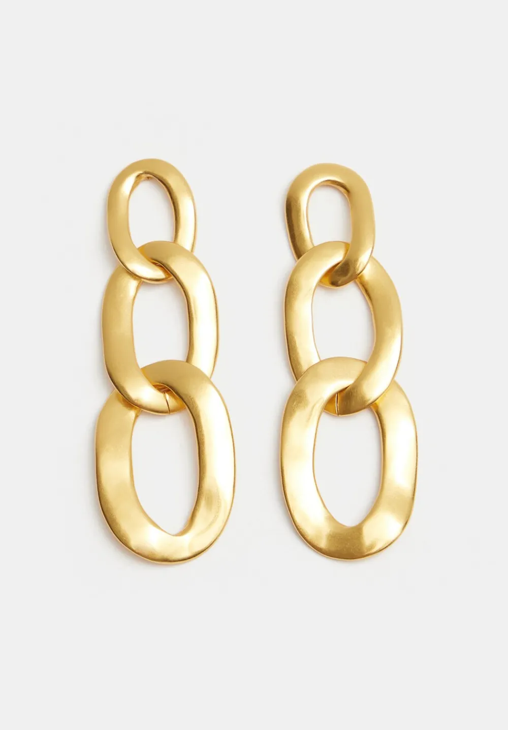 hush Jewellery|Cameron Chain Link Earrings Gold