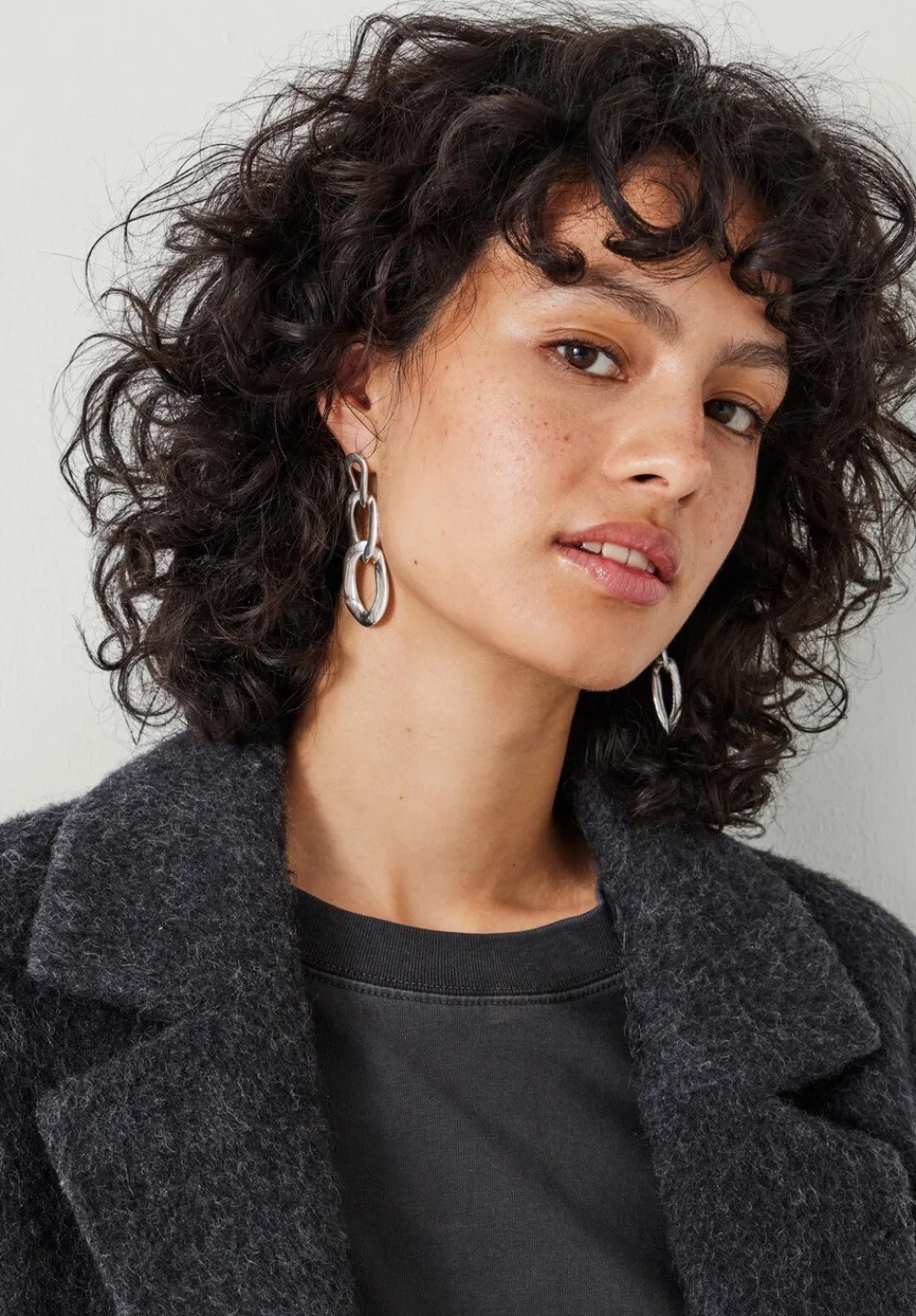 hush Jewellery|Cameron Chain Link Earrings Silver