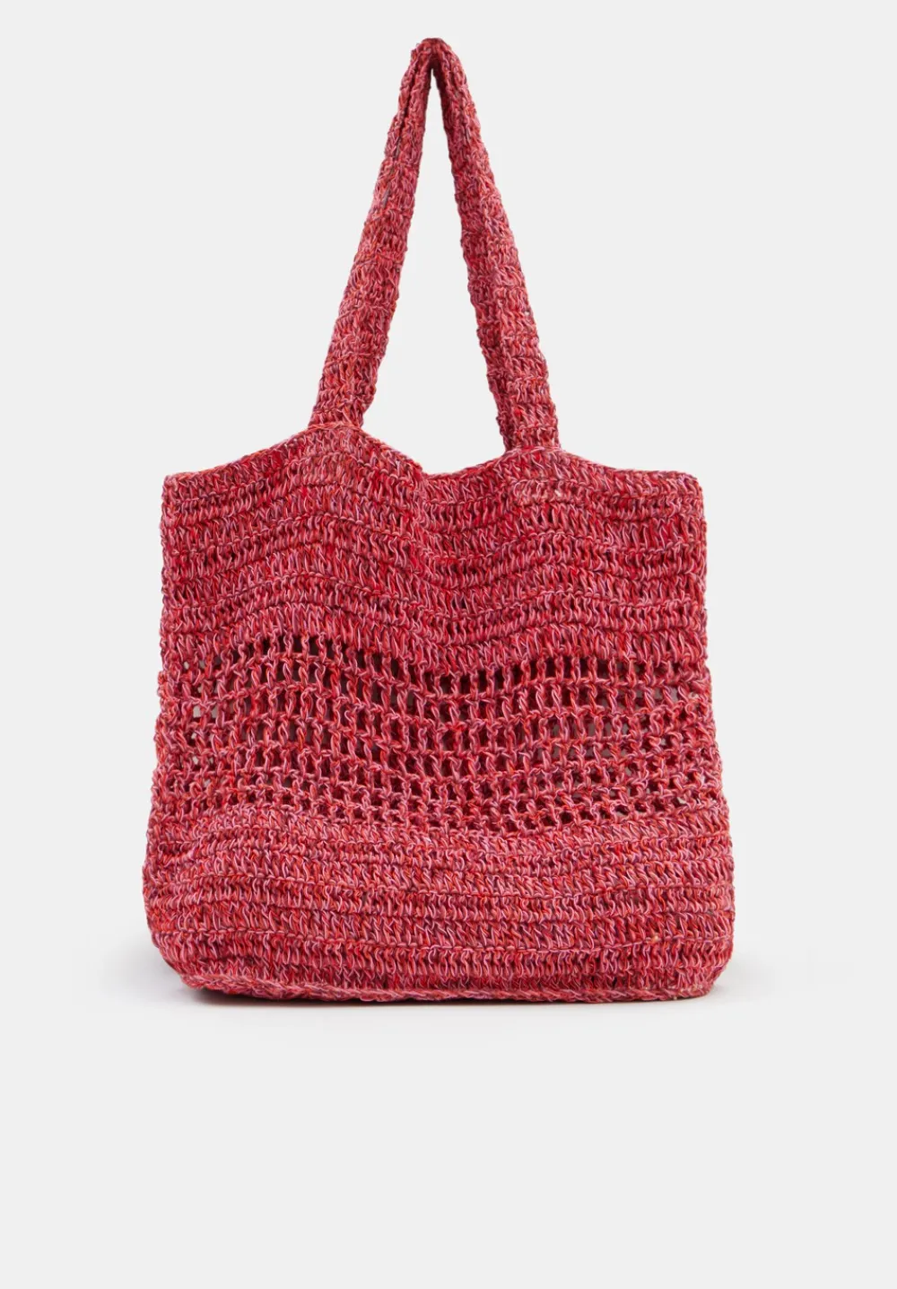 hush Bags|Capri Crochet Tote Red Multi
