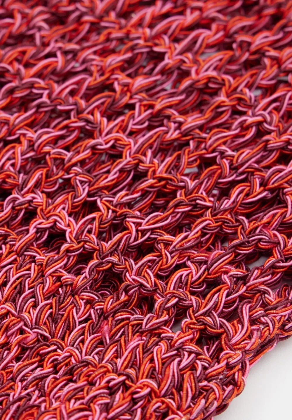 hush Bags|Capri Crochet Tote Red Multi