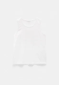 hush Tops & T-Shirts|Carla Relaxed Tank Top White