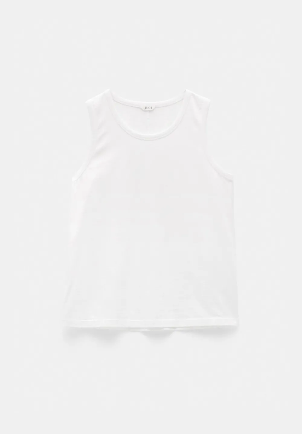 hush Tops & T-Shirts|Carla Relaxed Tank Top White