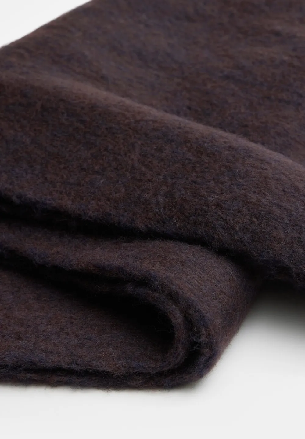 hush Scarves|Casey Colourblock Scarf Navy/Chocolate