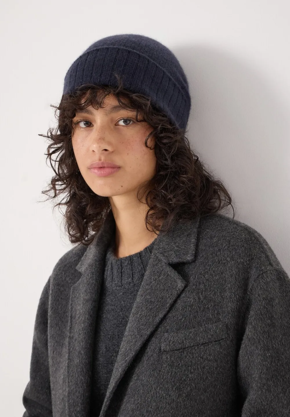 hush Hats|Cashmere Beanie Navy Blue