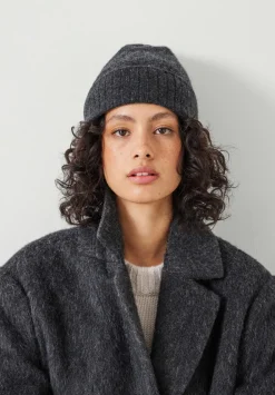 hush Hats|Cashmere Beanie Charcoal Grey Marl