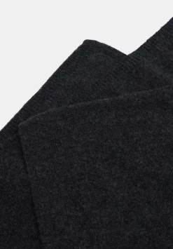 hush Scarves|Cashmere Scarf Charcoal Grey Marl