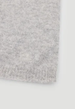 hush Scarves|Cashmere Scarf Mid Grey Marl