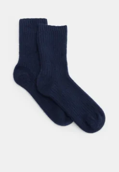 hush Socks & Tights|Cashmere Socks Midnight Navy