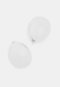 hush Jewellery|Chunky Pebble Earrings Silver