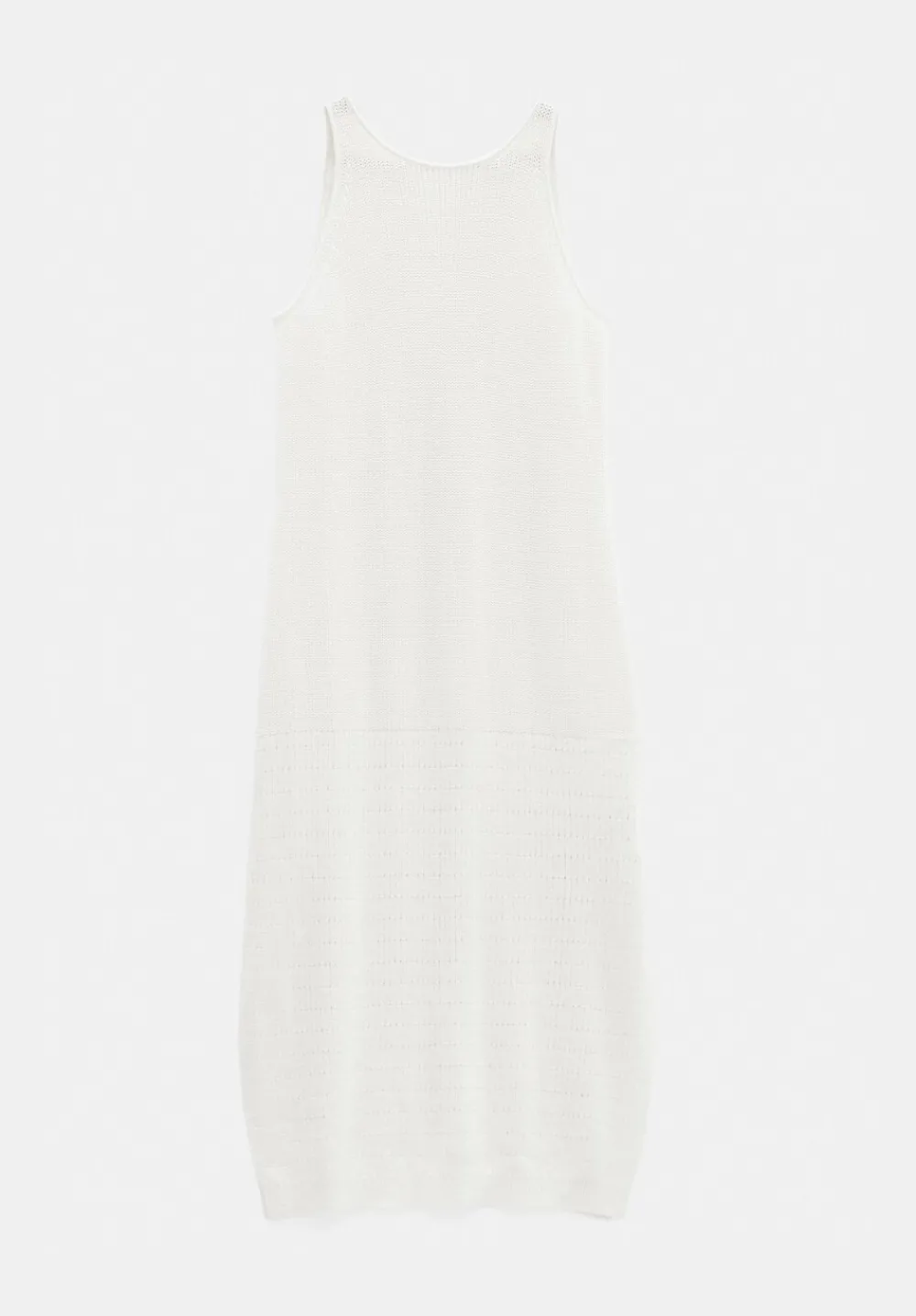 hush Dresses|Clara Knitted Dress Soft White