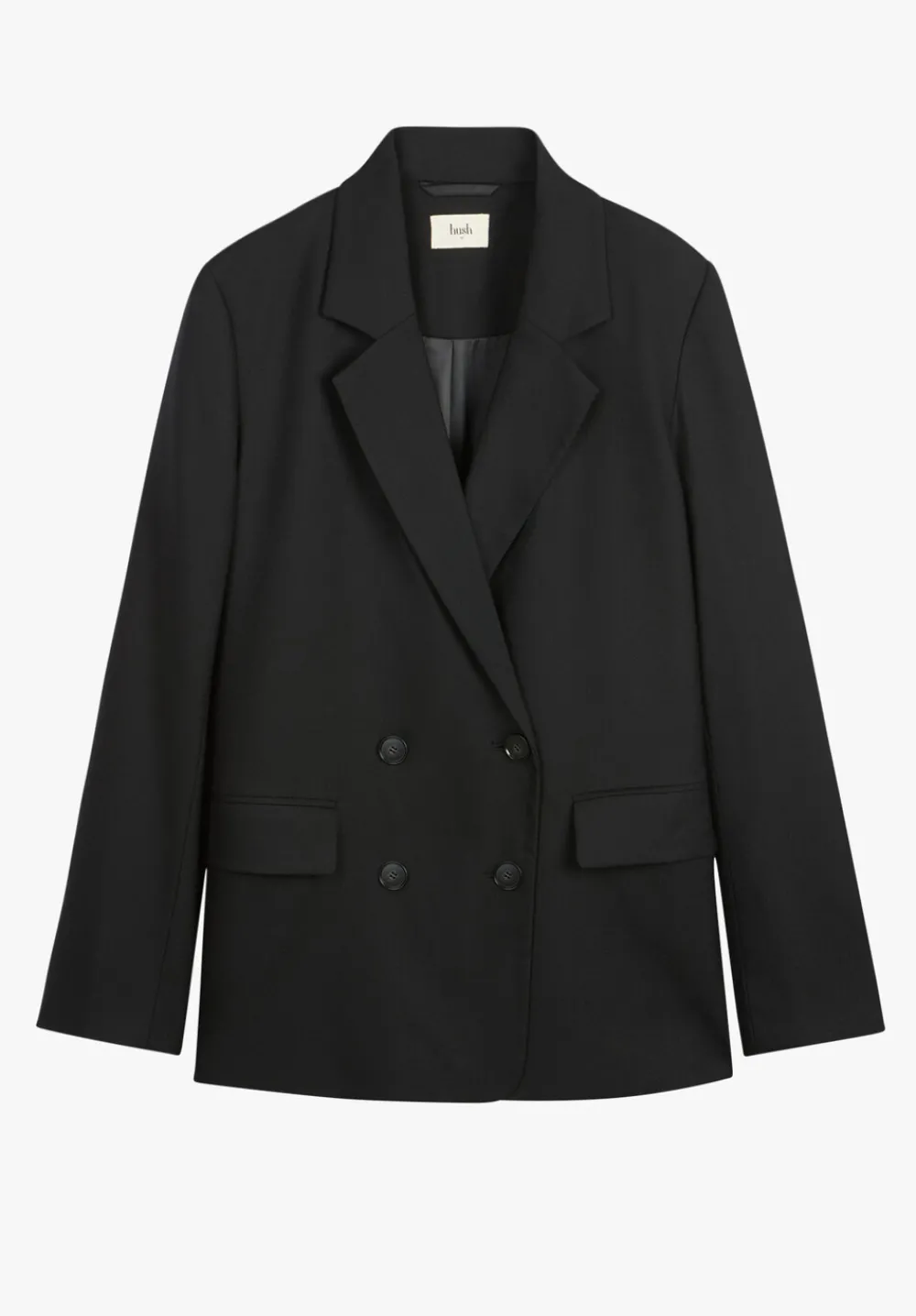 hush Jackets & Coats|Clarke Longline Blazer Black