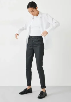 hush Jeans|Coated Jeans Black