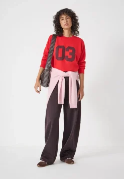 hush Sweatshirts & Hoodies|Collegiate 03 Graphic Sweatshirt Bright Red