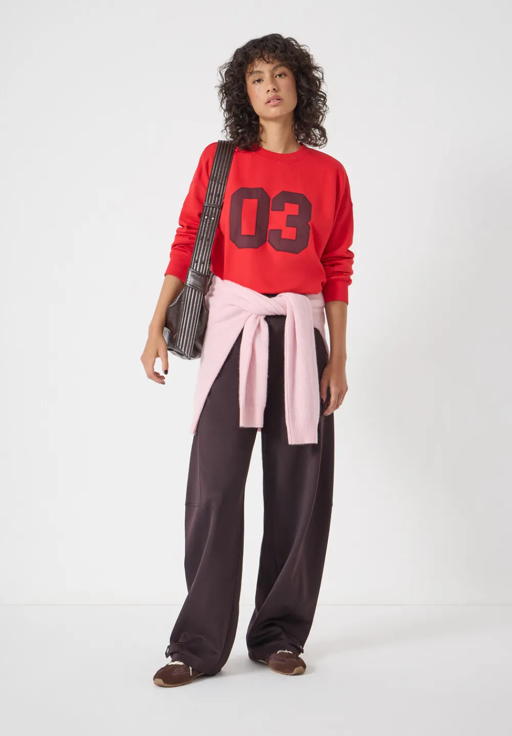 hush Sweatshirts & Hoodies|Collegiate 03 Graphic Sweatshirt Bright Red