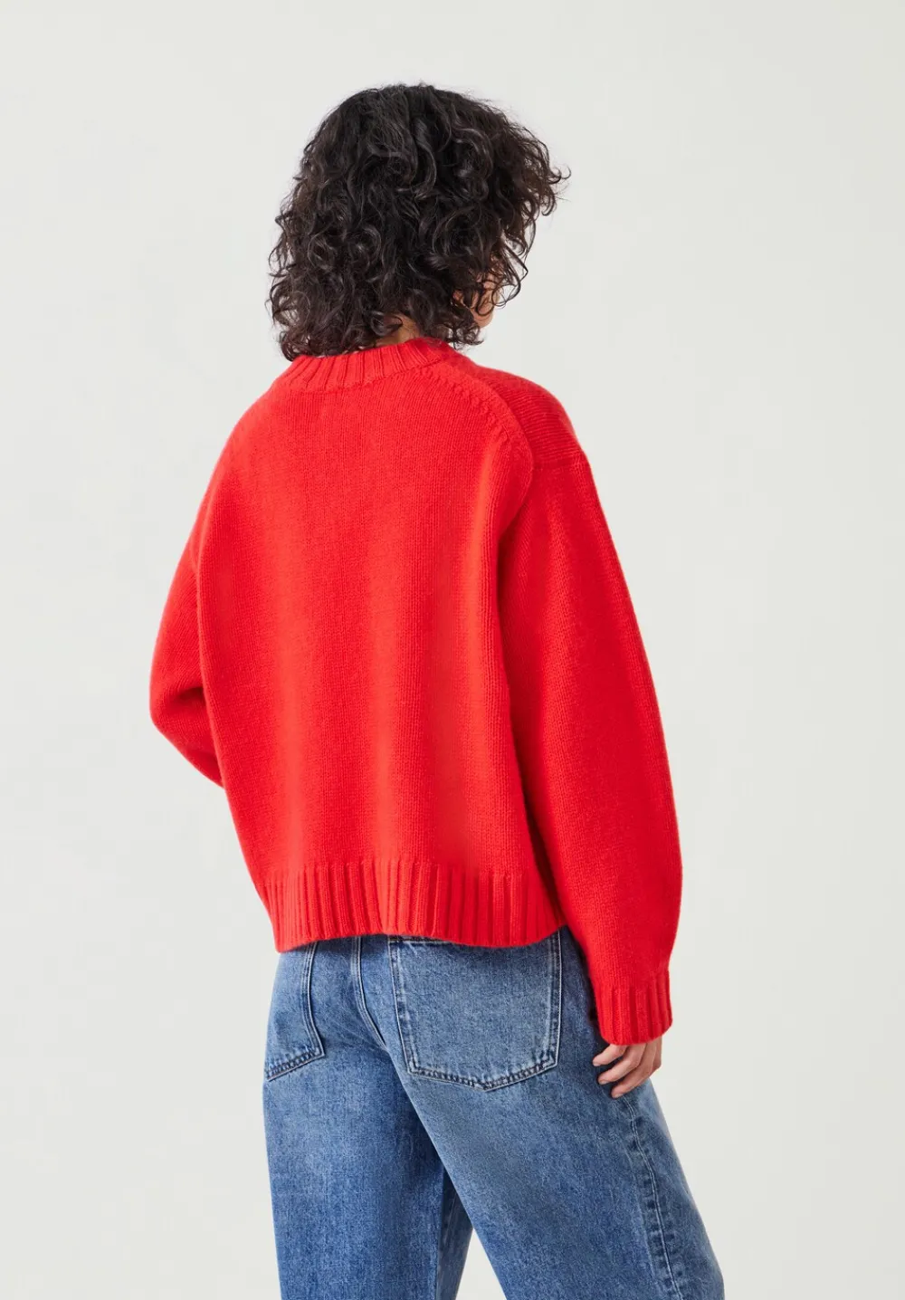 hush Jumpers & Cardigans|Cora Chunky Cashmere Crew Jumper Red