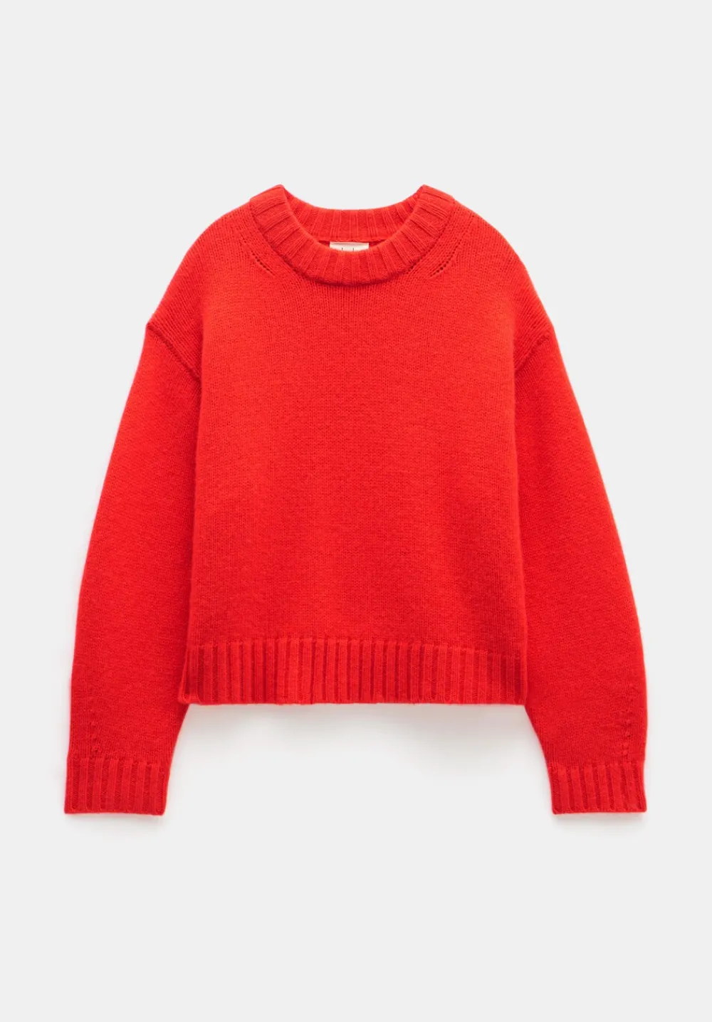 hush Jumpers & Cardigans|Cora Chunky Cashmere Crew Jumper Red