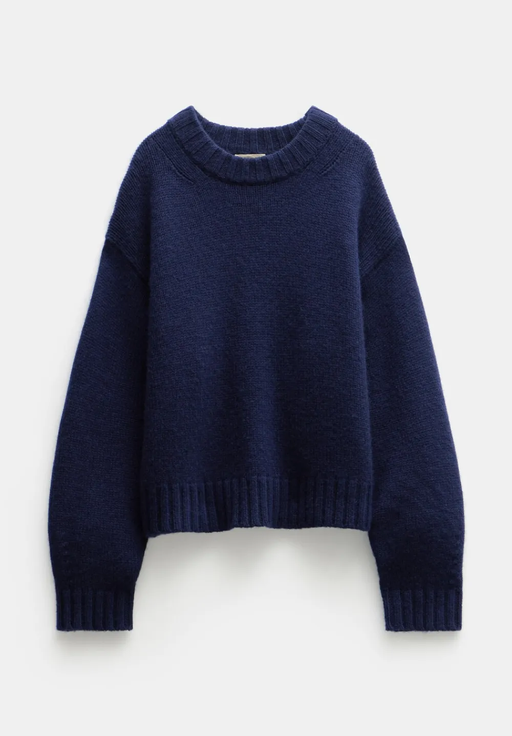 hush Jumpers & Cardigans|Cora Chunky Cashmere Crew Jumper Midnight Navy
