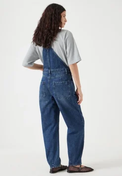 hush Jumpsuits|Dresses|Cordelia Barrel Leg Dungarees Mid Authentic Blue