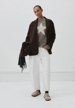 hush Jeans|Trousers|Cordelia Barrel Leg Jeans White