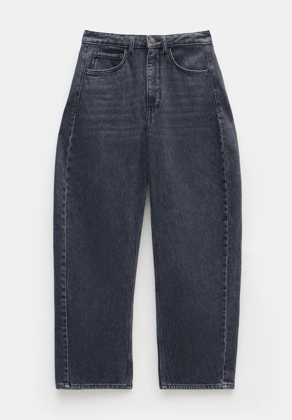 hush Jeans|Trousers|Cordelia Barrel Leg Jeans washed grey denim