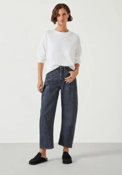 hush Jeans|Trousers|Cordelia Barrel Leg Jeans washed grey denim