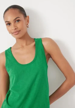 hush Tops & T-Shirts|Cotton Slub Tank Top Bright Green