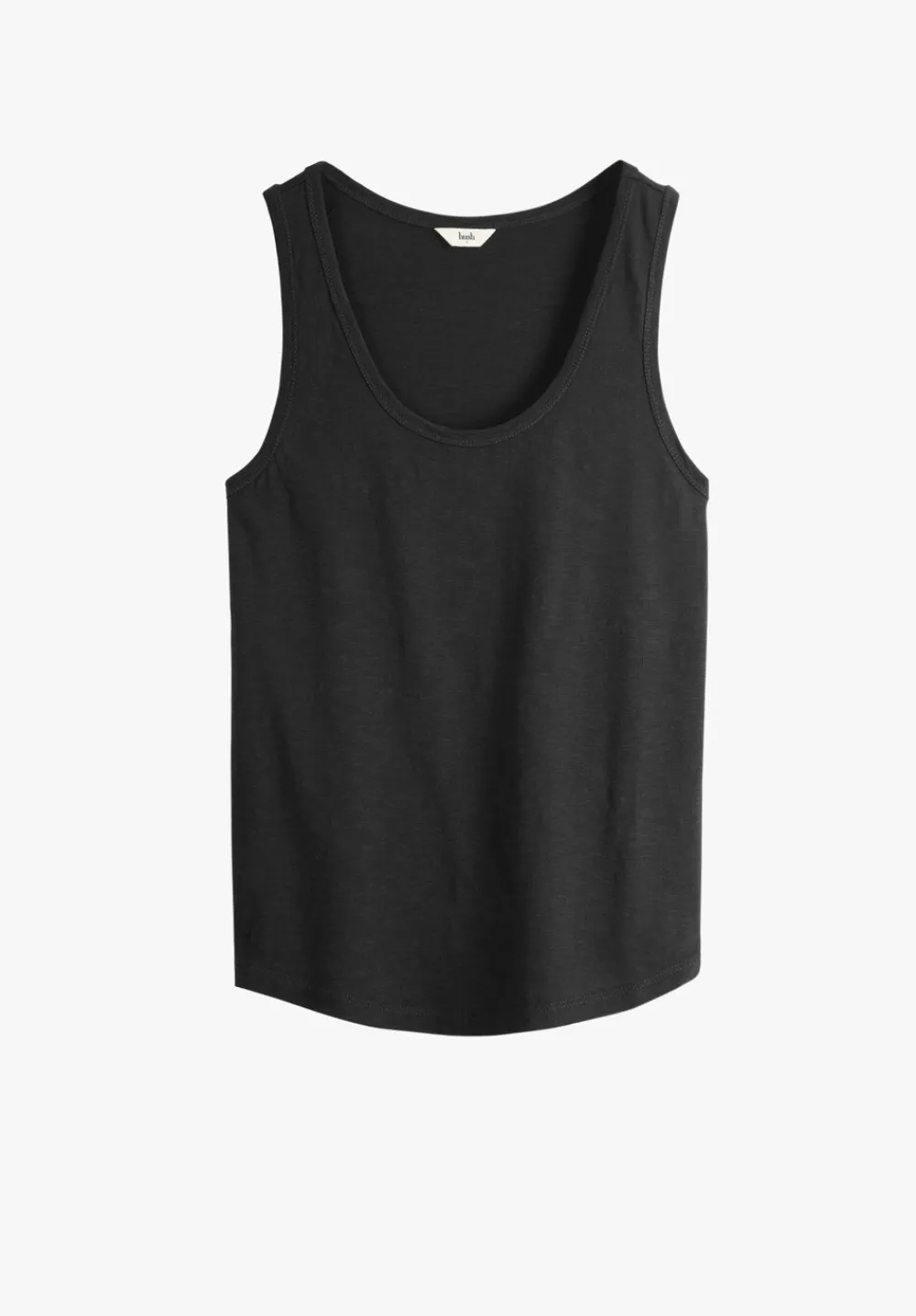 hush Tops & T-Shirts|Cotton Slub Tank Top Black