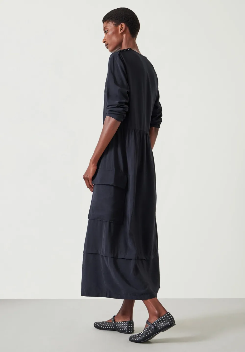 hush Dresses|Cristina Utility Maxi Dress Black