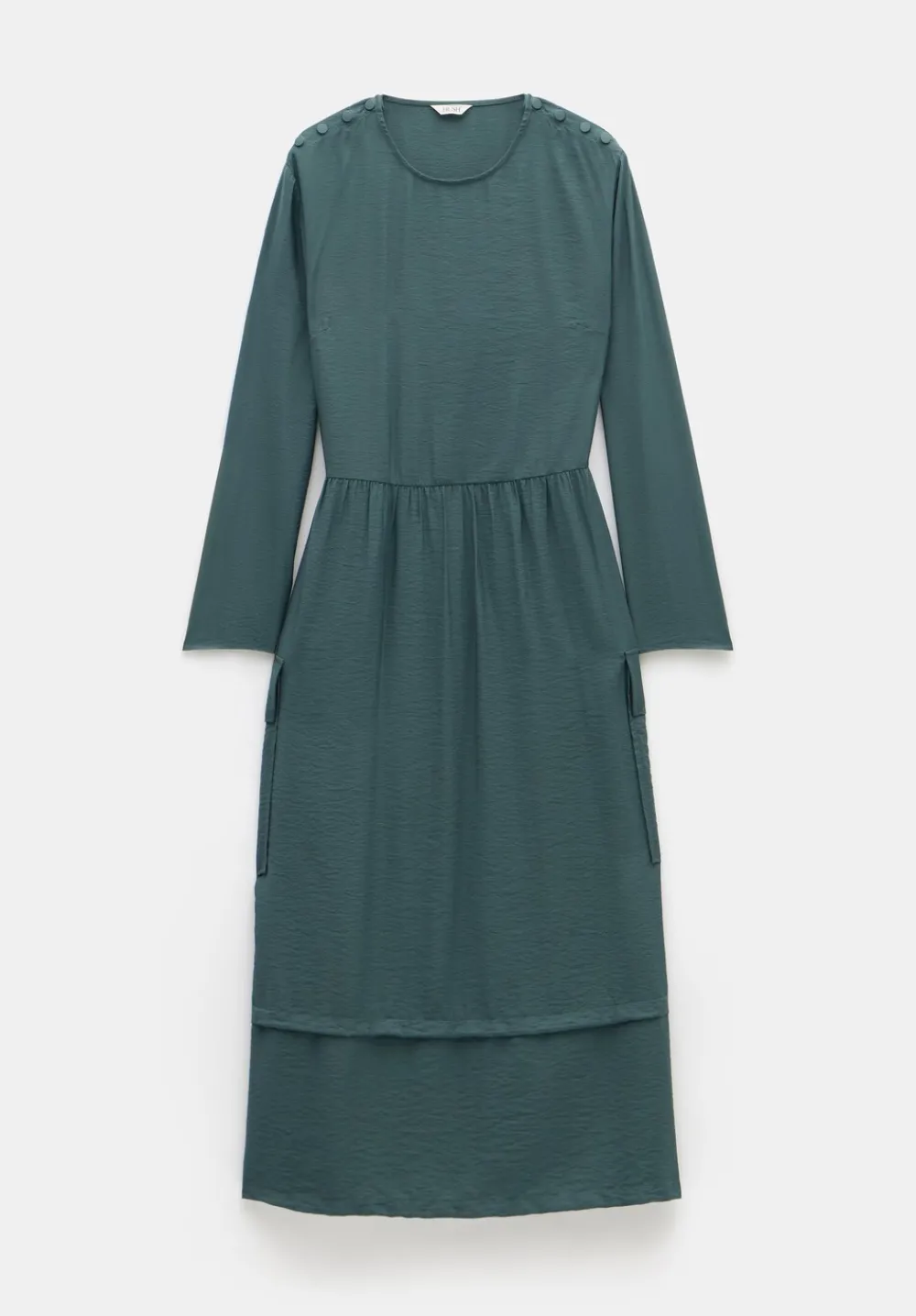 hush Dresses|Cristina Utility Maxi Dress Smoked Green