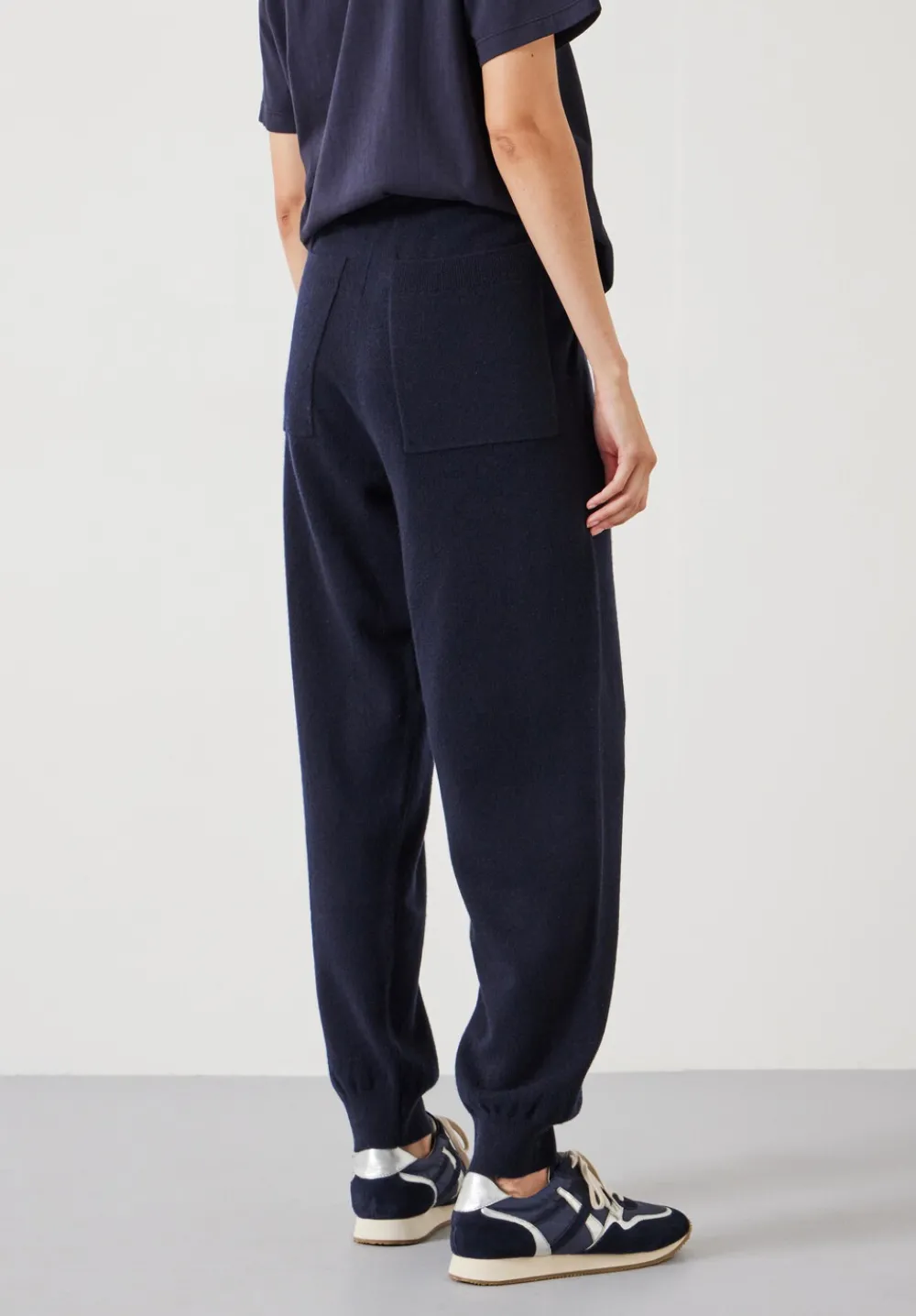 hush Joggers & Leggings|Trousers|Daisy Merino Wool Jogger Navy