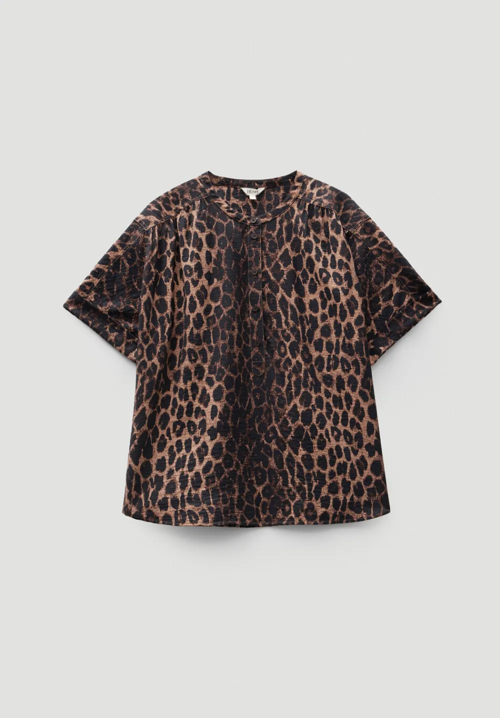 hush Shirts & Blouses|Debbie Air Flow Blouse Soft Leopard