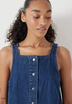 hush Tops & T-Shirts|Denim Waistcoat Mid Authentic Wash