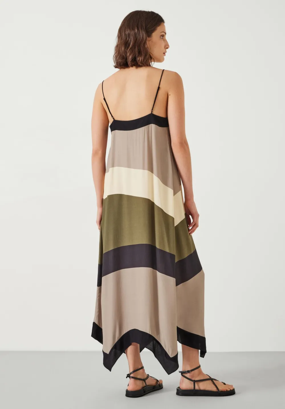 hush Dresses|Diana Slip Dress Whitecap Gray