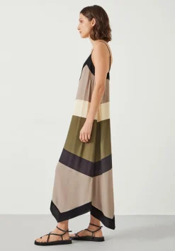 hush Dresses|Diana Slip Dress Whitecap Gray